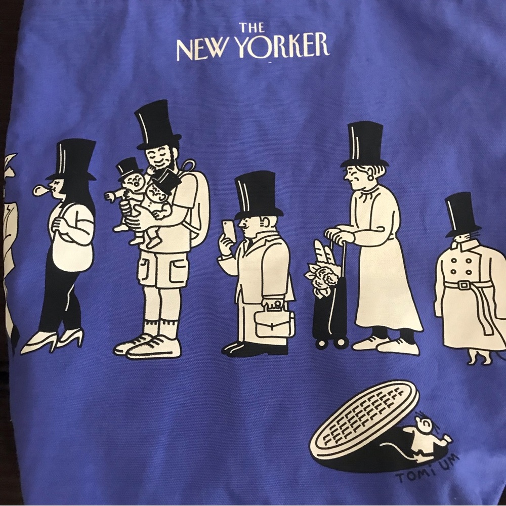 THE NEW YORKER Hot Dog Vendor Cotton Tote Bag - Picture 6 of 8